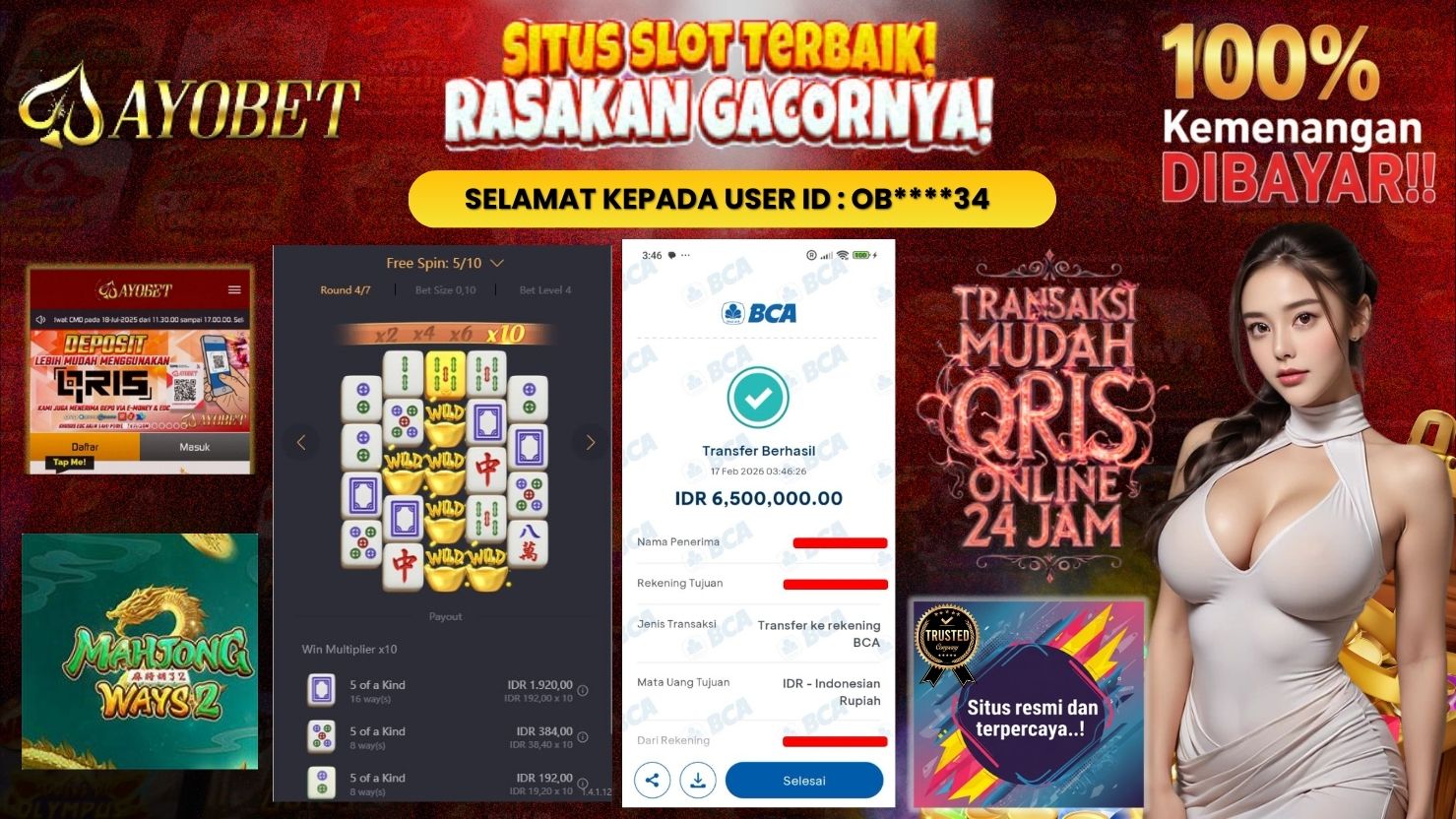 AYOBET JACKPOT SLOT MAHJONG WAYS 2